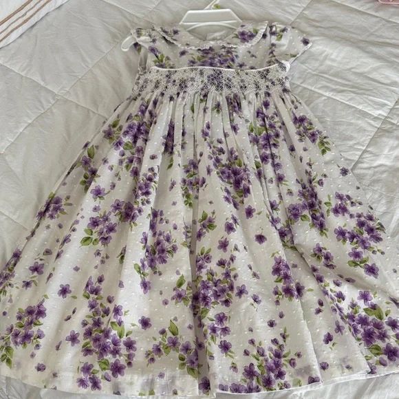 Rare Editions Easter/Spring Floral Dress - Picture 2 of 5